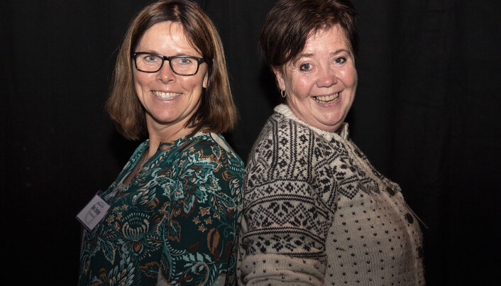 Unni Emilsen og Unni Pedersen er anleggsgartnere i Trondheim. De to gjorde sitt med eksempler fra sine arbeidsplasser, noe som falt i god jord blant deltagerne. Unni Emilsen og Unni Pedersen er anleggsgartnere i Trondheim. De to gjorde sitt med eksempler fra sine arbeidsplasser, noe som falt i god jord blant deltagerne.
