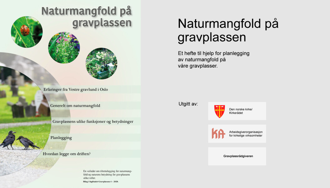 Naturmangfold på gravplassen: Et hefte fra Kirkerådet, KA og Gravplassrådgiveren. Naturmangfold på gravplassen: Et hefte fra Kirkerådet, KA og Gravplassrådgiveren.