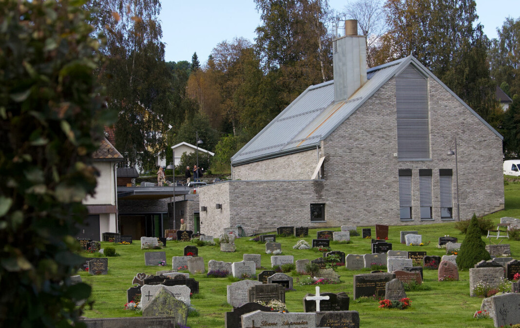 Krematoriet i Gjøvik.