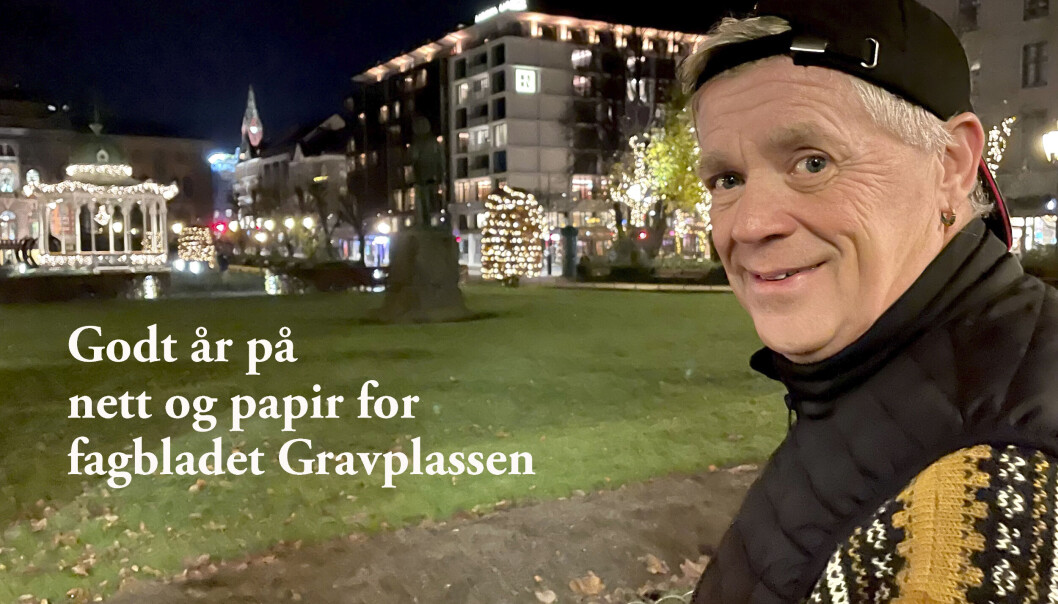 Gravplassens redaktør, Alf Bergin, gleder seg over et godt år både på nett og papir. Gravplassens redaktør, Alf Bergin, gleder seg over et godt år både på nett og papir.