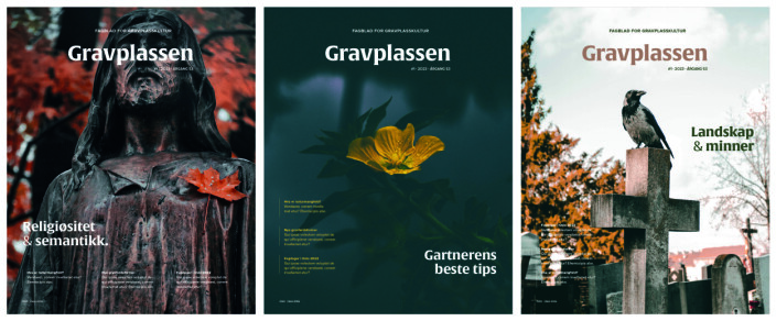 Smakebit på Gravplassens nye design. Slik kan forsidene bli seende ut. Smakebit på Gravplassens nye design. Slik kan forsidene bli seende ut.