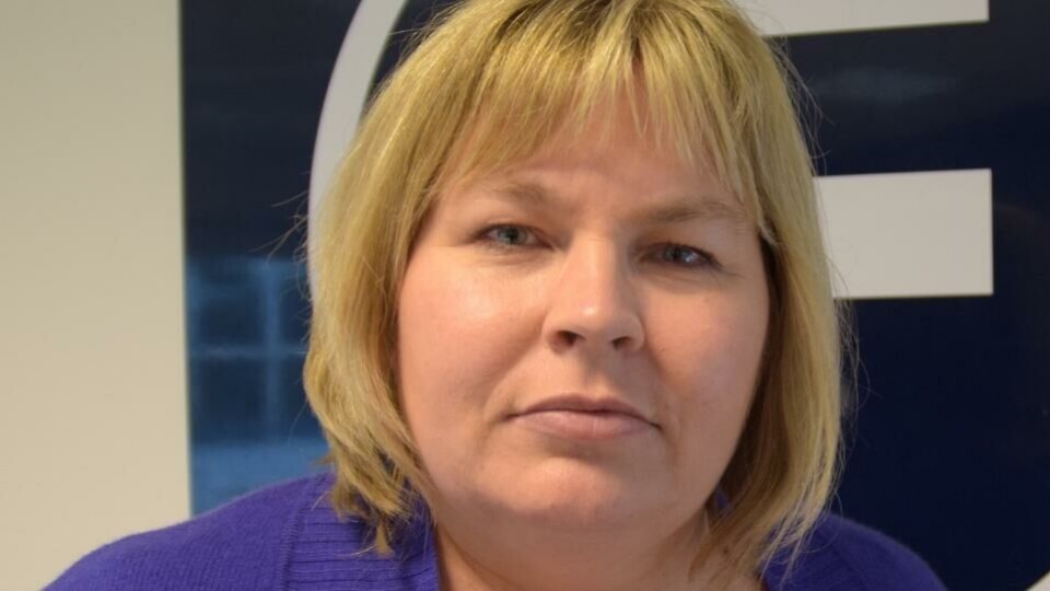 Adm. direktør Elin Floberghagen i Fagpressen kommenterer regjeringens forslag til statsbudsjett for 2017 på medieområdet. (Foto: BN).