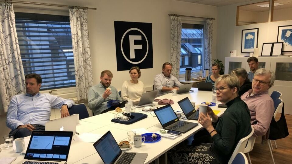 Andrea Rognstrand (midt i bildet under F-en) sier at kurset med SUJO i Fagpressen var avgjørende for at hun klarte å utvikle en sak fra idé til et graveprosjekt over åtte måneder. Nå gjentar vi kurset i Fagpressens regi, med start i slutten av april. (Foto: BN).