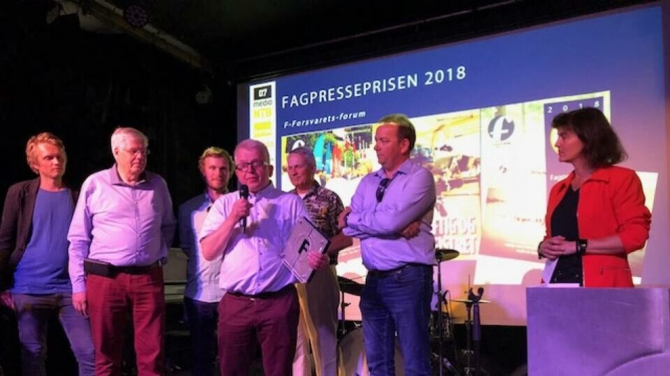 Forsvarets forum er årets fagblad! (Foto: BN).