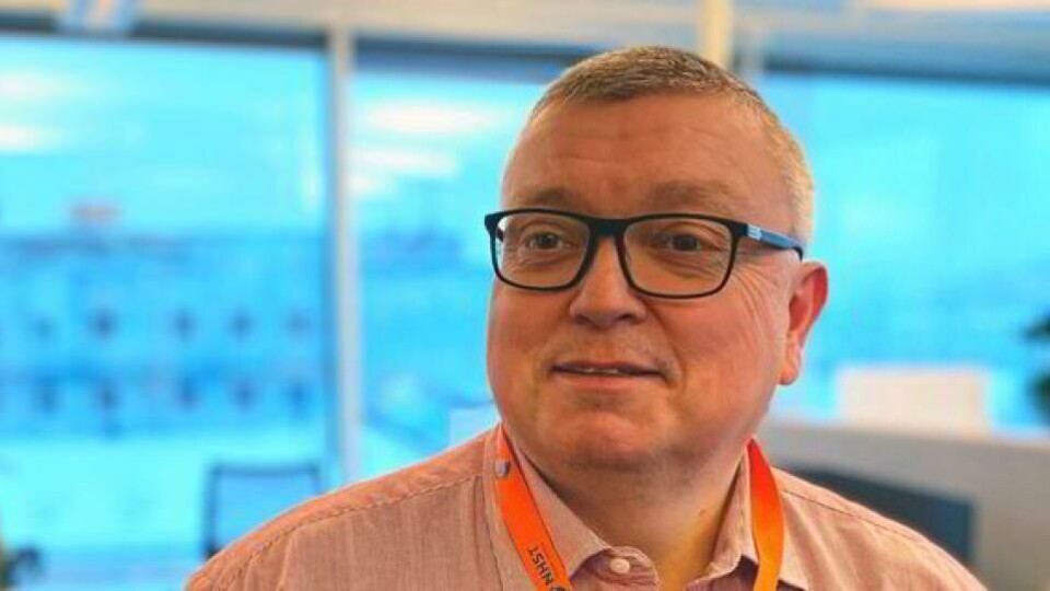 Redaktør Ole Petter Pedersen i Europower. Foto: Hilde Nyman.