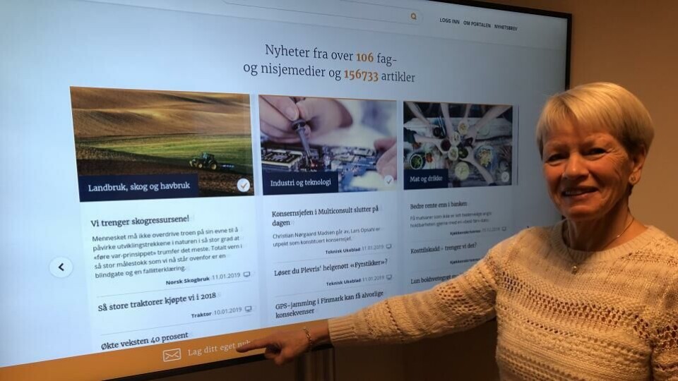 Elisabeth Berg Pronkow i Fagpressen synes at alle bør få med seg gratis nyhetsbrev fra Fagpressenytt.no. (Foto: BN).