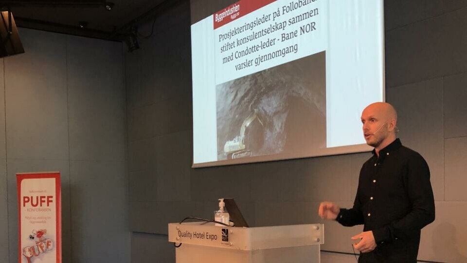 Frode Aga i Byggeindustrien gravde fram saken om systematisk pengemisbruk i Bane Nor. (Foto: BN).