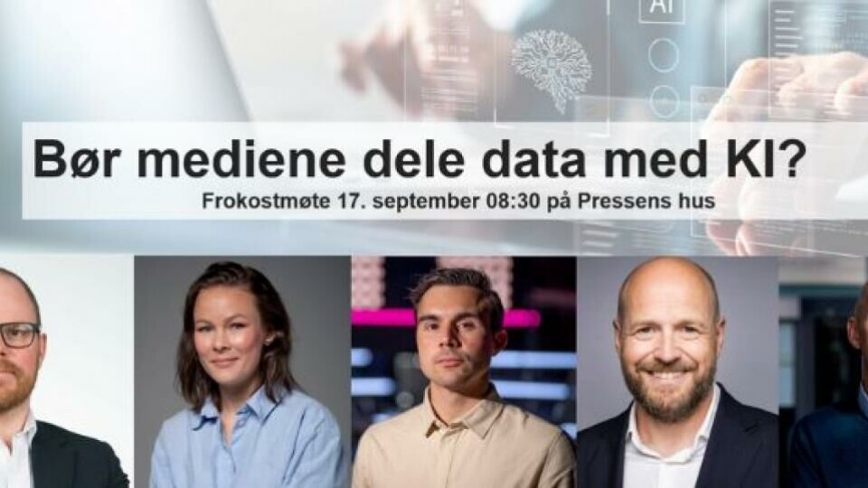 Frokostmøte: Bør mediene dele data med KI?