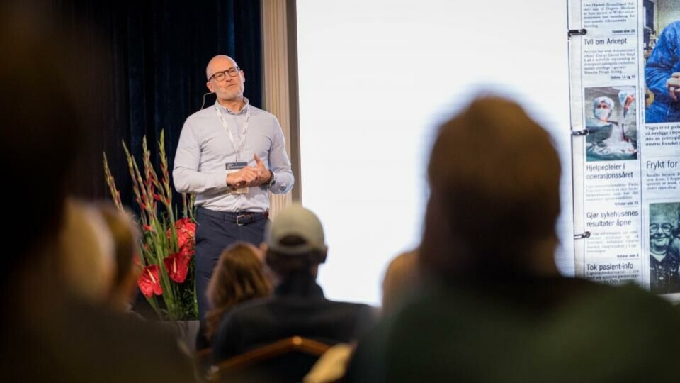 Martin Gray og Dagens Medisin tror på plussabonnementet som de har solgt siden midten av juni. (Foto: Alf Simensen/NTB).