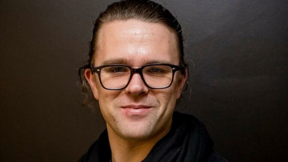 Nyslått vinner av Flaviusprisen 2015, Vegard Venli, Kommunal Rapport, for kampen for å åpne aksjonærregisteret. (Foto: KR).