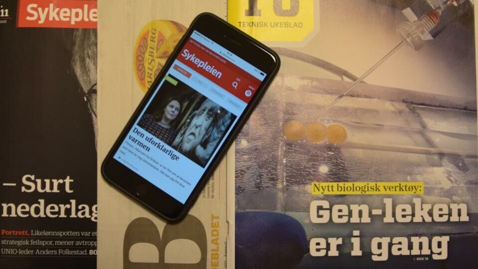 ESA-godkjenning av digitalt MVA-fritak gjelder ikke fagmedier som driver nyhetsjournalistikk. Fagpressen jobber videre for like rammebetingelser. (Foto: BN).