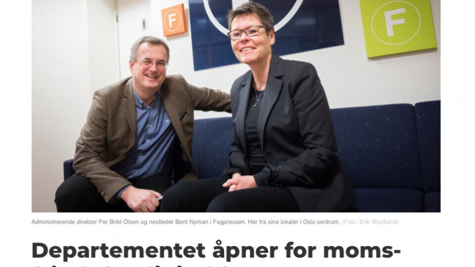 Faksimile medier24.no (foto: Erik Waatland tekst: Ole Alexander Saue)