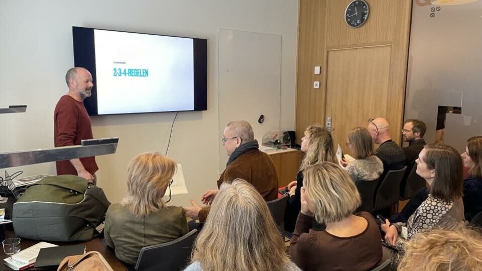 Øyvind Kristiansen leverer kurset 'Slik lager du framtidens magasin' for Fagpressen. Her fra en økt han holdt på PUFF-konferansen i fjor. (Foto: BN).