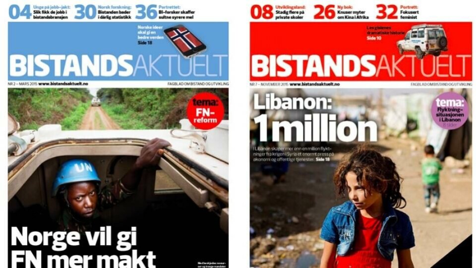 Foreslått nedleggelse av fagbladet Bistandsaktuelt