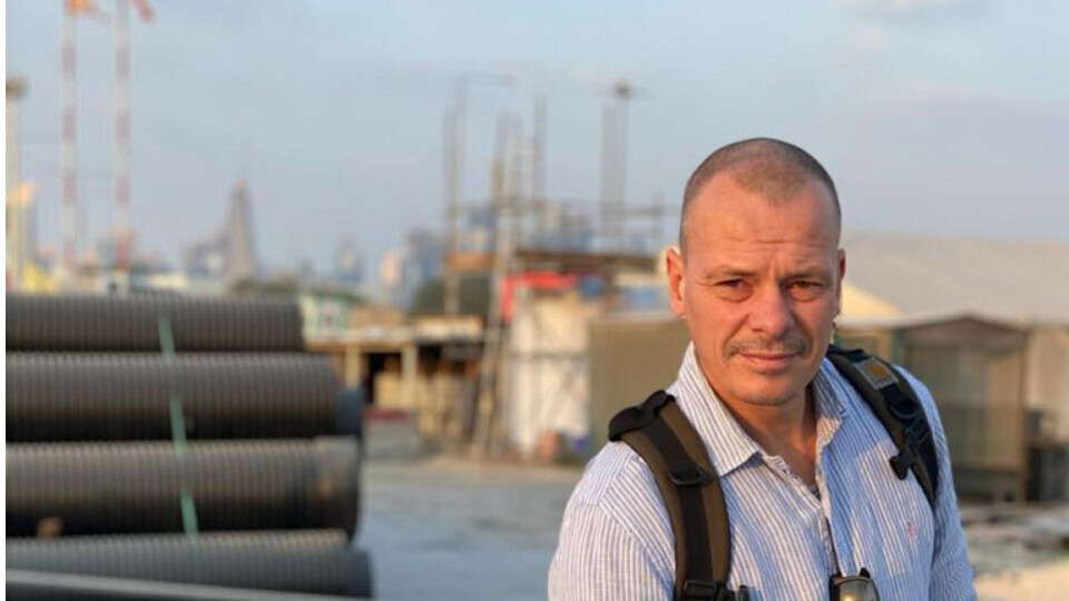 Josimar-redaktør Håvard Melnæs i Qatar. (Foto: Josimar).
