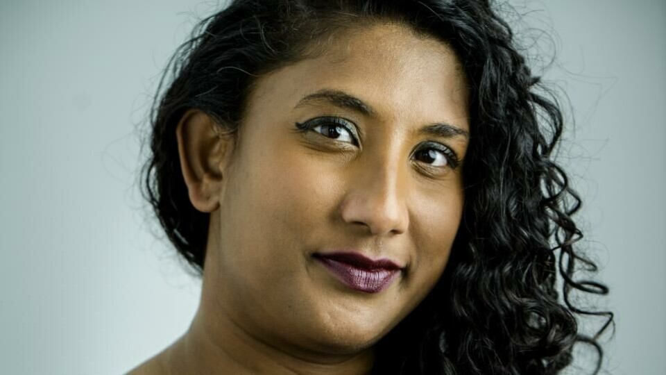 Jatushiga Bridget Rajah (36) er nyvalgt OJ-leder. Til daglig jobber hun som journalist i fagbladet Fontene i LO Media. (Foto: Erlend Angelo).