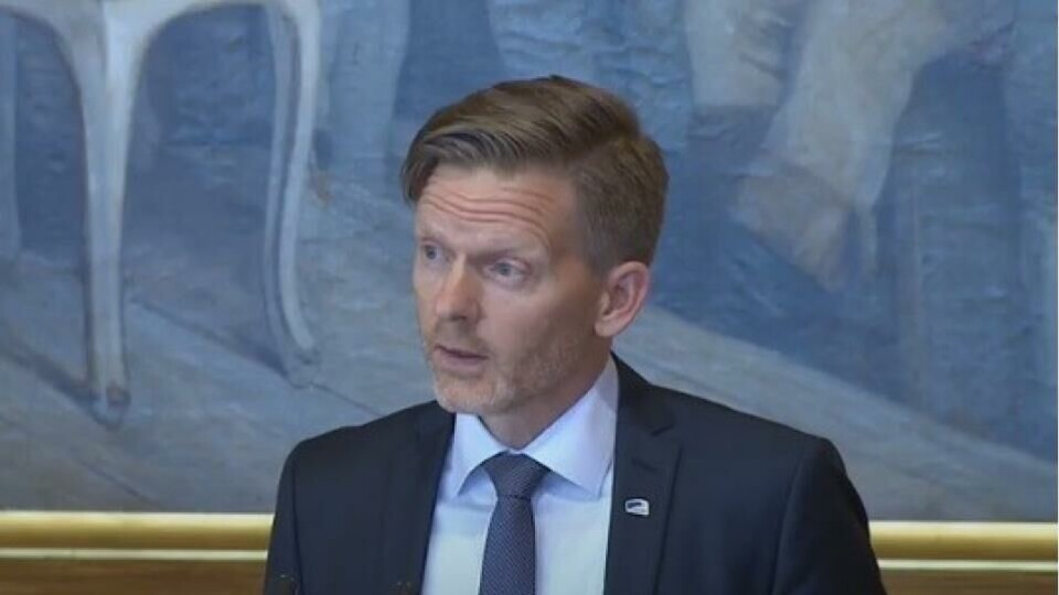 Tage Pettersen (H) holdt et viktig innlegg i den avsluttende stortingsdebatten om revidert nasjonalbudsjett 2019 fredag.