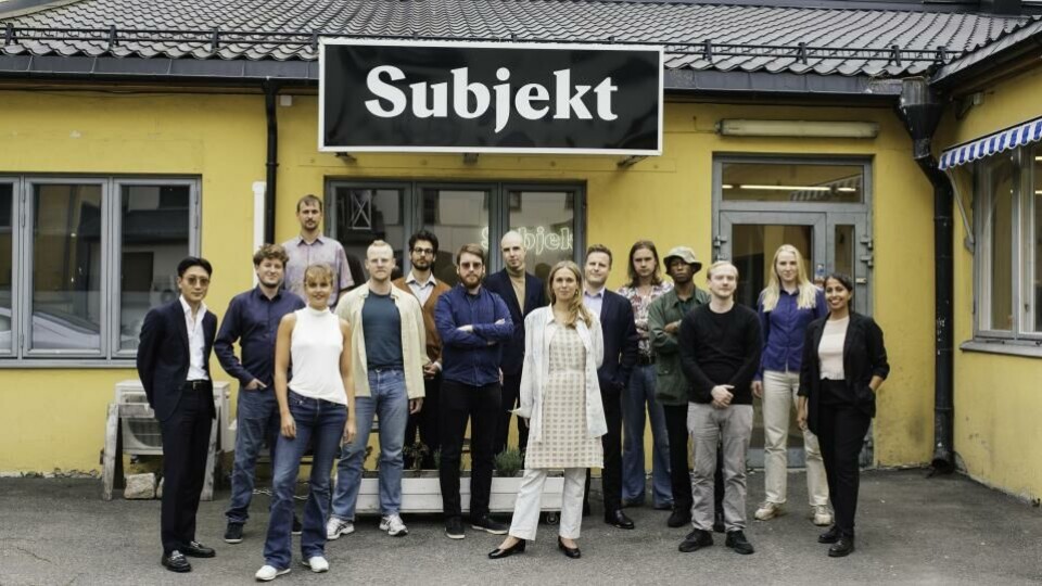 Redaksjonen i Subjekt samlet utenfor lokalene i Thorvald Meyers gate. Foto: Subjekt.