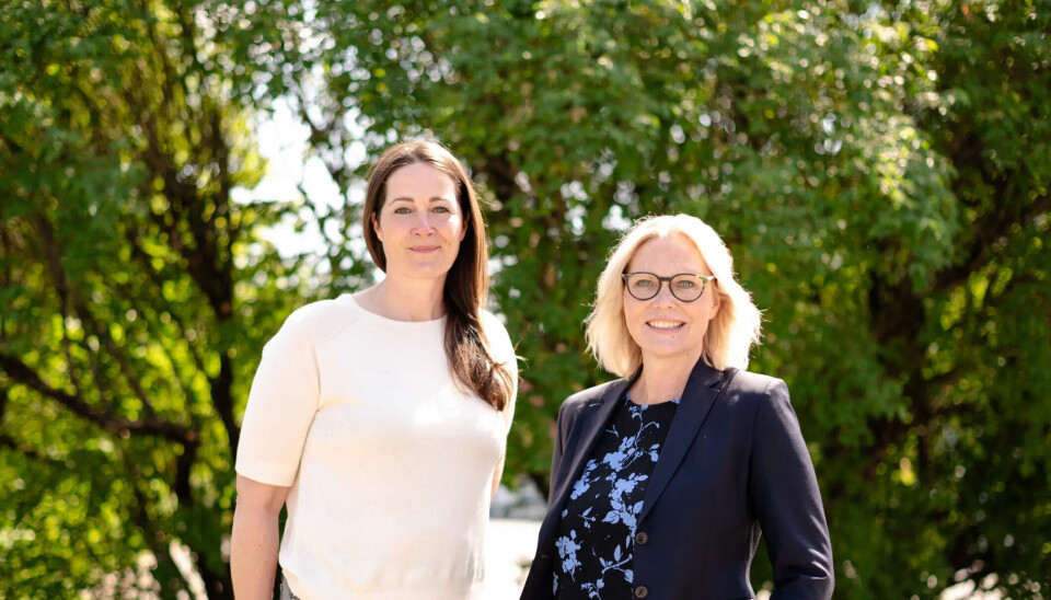 Ny Medier24-redaktør Hanne McBride og styreleder Kristin Stoltenberg.
